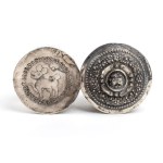 Burma solid silver box - 19th century