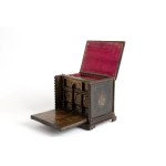 Carved wooden coin box - Venice, second half of the 16th century