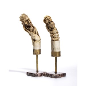 Pair of grotesque figures - Central Europe, 19th-20th centuries