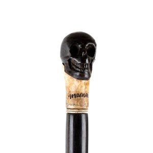 Walking stick with ivory handle - England, 19th century