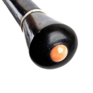 Walking stick with ivory inserts - Southern Italy, 19th century