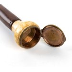 Antique walking stick with ivory handle - France, 19th century