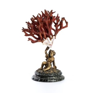 Composition with coral - Italy, 18th-19th centuries