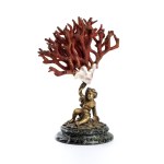 Composition with coral - Italy, 18th-19th centuries