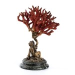 Composition with coral - Italy, 18th-19th centuries