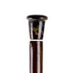 Walking stick with tortoiseshell and ivory handle - Europe, 19th century