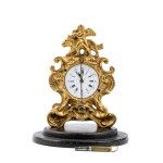 Table clock with glass dome - 19th century