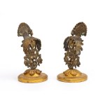 Pair of metal compositions - probably India, 19th century