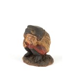 Pair of polychrome terracotta sculptures - 19th century