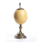 Ostrich egg - Italy or France, mid-XIX century