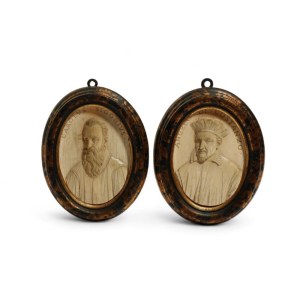 A pair elephant ivory plaques - Italy, late 17th - early 18th