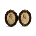 A pair of ivory plaques - Italy, late 17th early 18th