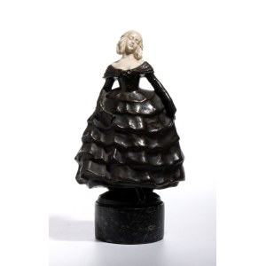 L. LUGERTH - Arthur Rubinstein (1885 - 1915), Bronze and ivory sculpture -