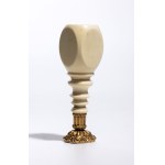 Wax seal in ivory and yellow gold - France, 19th century