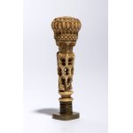 Pair of wax seals with bone handles - France, 19th century