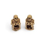 Pair of ivory carvings - Japan, Meiji period, 1868-1912