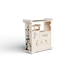 Shibayama miniature in ivory - Japan, Meiji period, 1868-1912