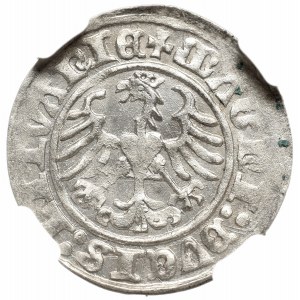 Sigismund I, Half-groat 1510, Vilnius - NGC MS63