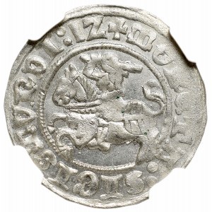 Sigismund I, Half-groat 1512, Vilnius - NGC MS65