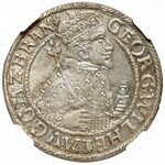 Prusy Książęce, Jerzy Wilhelm, Ort 1624, Królewiec - przebitki legendy NGC MS62