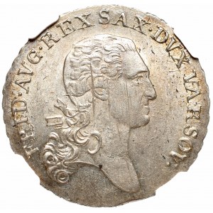 Duchy of Warsaw, 1/3 thaler 1814 IB - NGC MS62