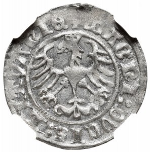 Zygmunt I Stary, Półgrosz 1512, Wilno - NGC MS63