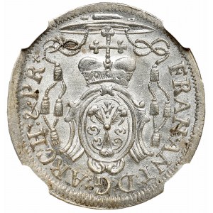 Austria, Biskupstwo Salzburg, 4 krajcary 1719 - NGC MS65