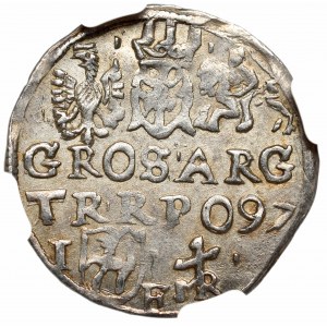 Sigismund III Vasa, 3 groschen 1597, Lublin - unpublished •III• NGC MS62