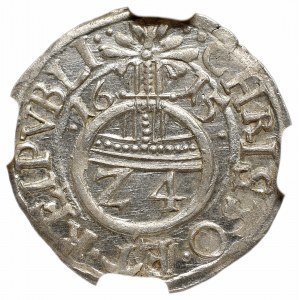Pomorze, Księstwo Szczecińskie, Filip II, Grosz 1615 - NGC MS65