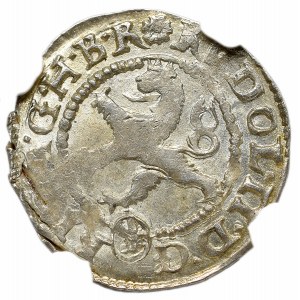 Bohemia, Rudolph II, Maley Groschen 1592, Kuttenberg- NGC MS63