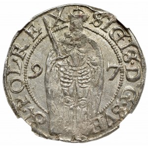 Sigismundus Vasa as a king of Sweden, 1 öre 1597, Stockholm - NGC MS61