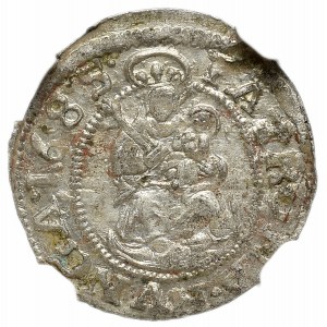 Hungary, Leopold, Denar 1685 - NGC MS63