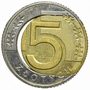 III Republic of Poland, 5 zloty 2016 Mint error