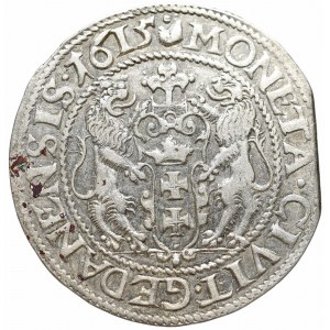 Zygmunt III Waza, Ort 1615, Gdańsk - stary typ popiersia D:G