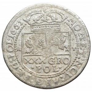 John II Casimir, 30 groschen 1665, Cracow - SALV