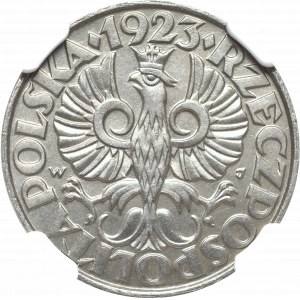 II Republic of Poland, 20 groschen 1923 - NGC MS68