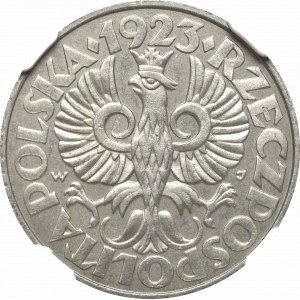 II Rzeczpospolita, 50 groszy 1923 - NGC MS64