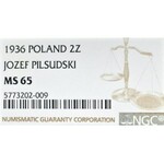 II Republic of Poland, 2 zloty 1936 Pilsudski - NGC MS65