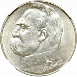 II Rzeczpospolita, 5 złotych 1934 Piłsudski - NGC MS61