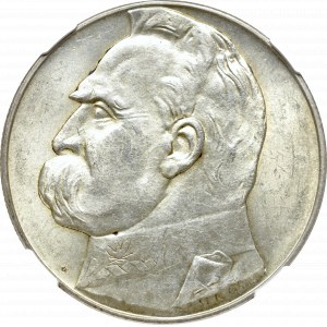 II Republic of Poland, 10 zloty 1939 Pilsudski - NGC MS62