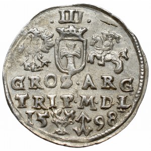 Sigismund III Vasa, 3 groschen 1598, Vilnius 