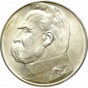 II Rzeczpospolita, 10 złotych 1936 Piłsudski - PCGS MS64