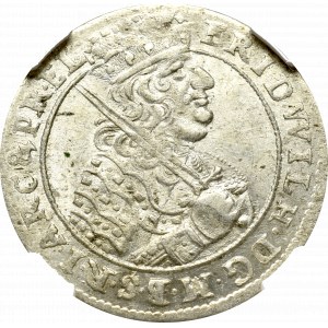 Prusy Książęce, Fryderyk Wilhelm, Ort 1684, Królewiec - PR EL NGC MS63