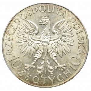 II Republic of Poland, 10 zloty 1933 - PCGS MS63