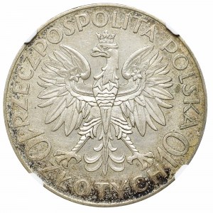 II Rzeczpospolita, 10 złotych 1933 Sobieski - NGC AU58