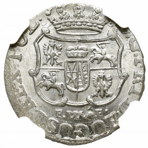 August III Sas, 1/24 talara 1756, Drezno - NGC MS65