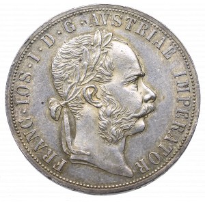 Austria, Franciszek Józef I, 2 floreny 1876, Wiedeń