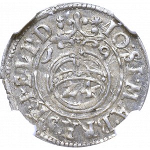 Prusy książęce, Jan Zygmunt, Półtorak 1619, Królewiec (rzadki) - NGC MS63