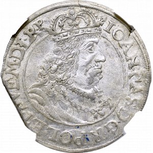 Jan II Kazimierz, Ort 1659, Toruń - NGC AU55