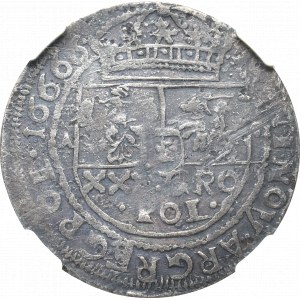 John II Casimir, 30 groschen forgery - NGC F Details